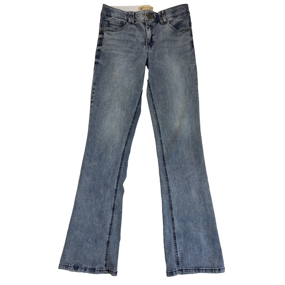 Democracy Women's 6 Flare Bootcut Jeans "Ab" Technology Sexy Cowgirl Rodeo Urban